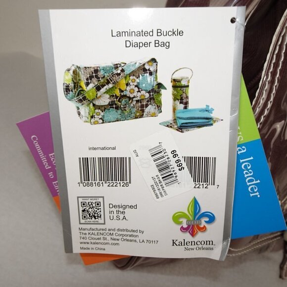 Kalencom Baby Diaper Bag Infant Bottle Bag Zip Pouch Changing Pad Accessories - Picture 11 of 13